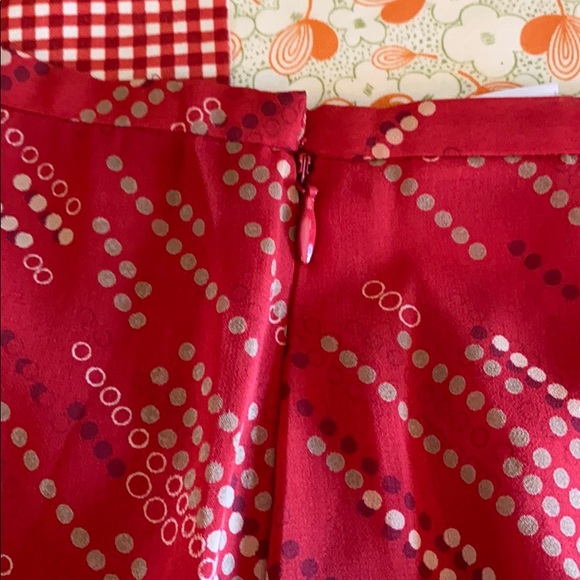 True Beauty by Emme Red Flouncy Skirt - Picture 6 of 11